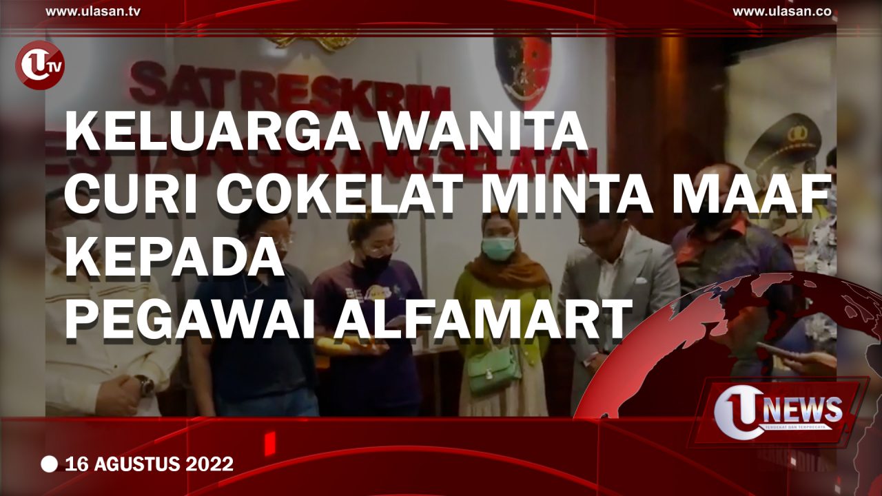 Keluarga Wanita Curi Cokelat Minta Maaf kepada Pegawai Alfamart