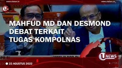 [Video] – Mahfud Md Dan Desmond Debat Terkait Tugas Kompolnas