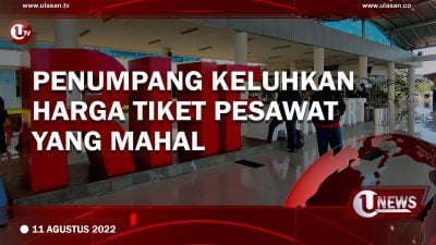 [Video]Penumpang Keluhkan Harga Tiket Pesawat Yang Mahal