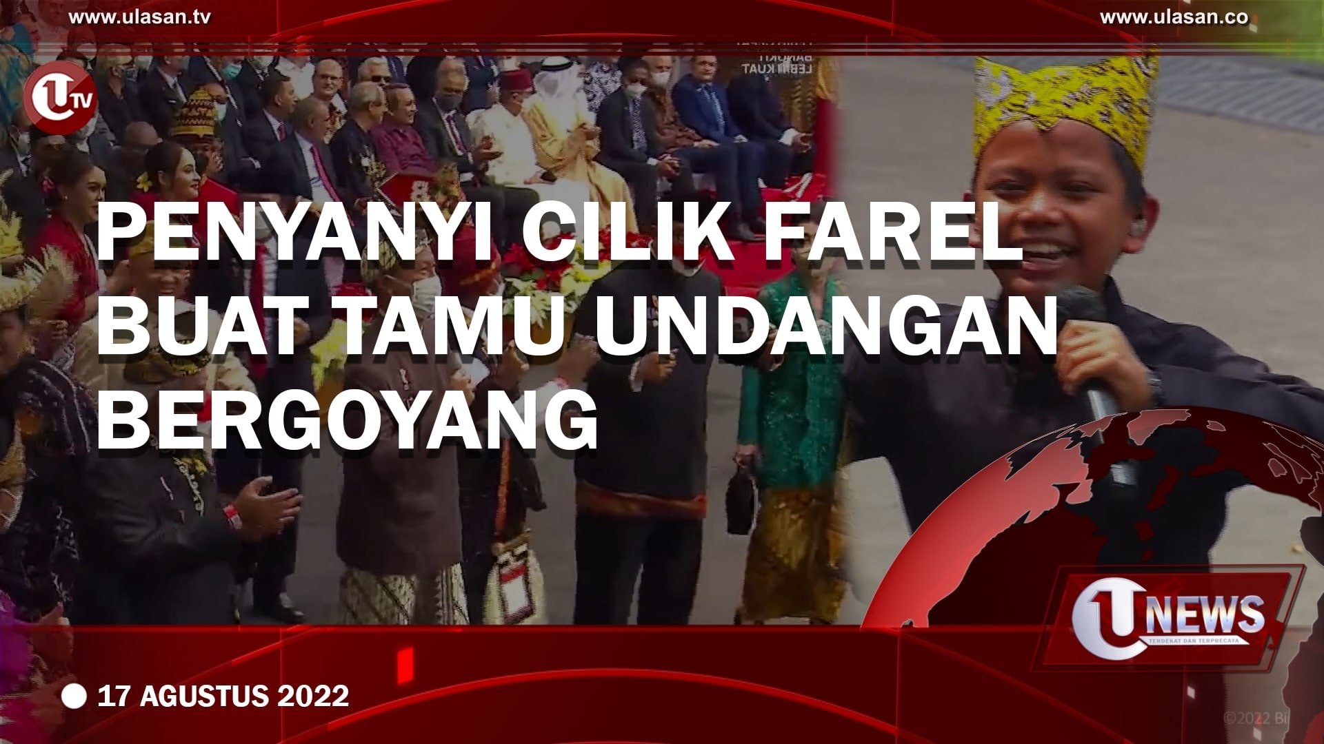 [Video] Penyanyi Cilik Farel Buat Tamu Undangan Bergoyang