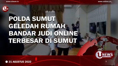 [Video] Polda Sumut Geledah Rumah Bandar Judi Online Terbesar di Sumut