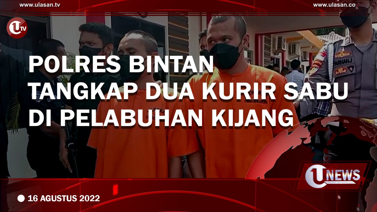 Polres Bintan Tangkap Dua Kurir Sabu di Pelabuhan Kijang