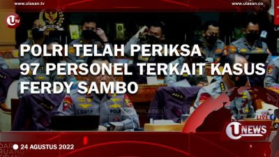 [Video] Polri Telah Periksa 97 Personel Terkait Kasus Ferdy Sambo