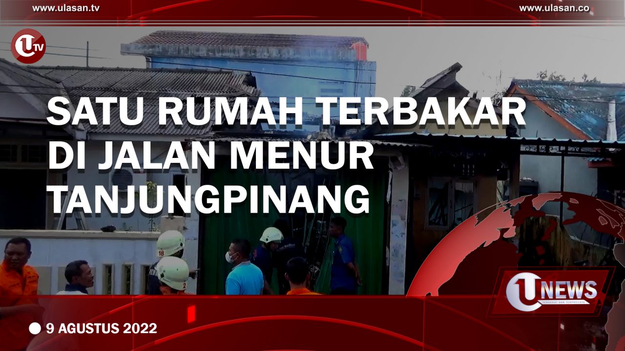 Satu Rumah Terbakar di Jalan Menur Tanjungpinang