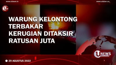 [Video] Warung Kelontong Terbakar, Kerugian Ditaksir Ratusan Juta