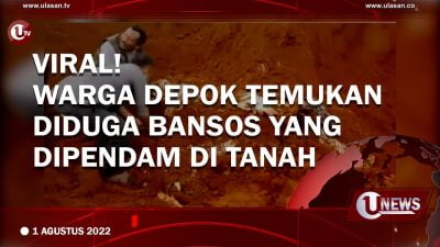 [Video] Viral! Warga Depok Temukan Diduga Bansos Yang Dipendam di Tanah