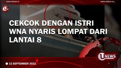 [Video] Dramatis, Damkar Gagalkan Percobaan Bunuh Diri WNA