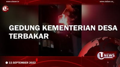 [Video] Gedung Kementerian Desa Terbakar, 2 Pegawai Sempat Terjebak