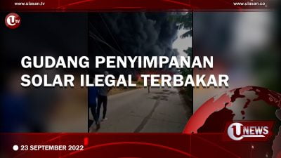 [Video] Gudang Penyimpanan Solar Ilegal Terbakar