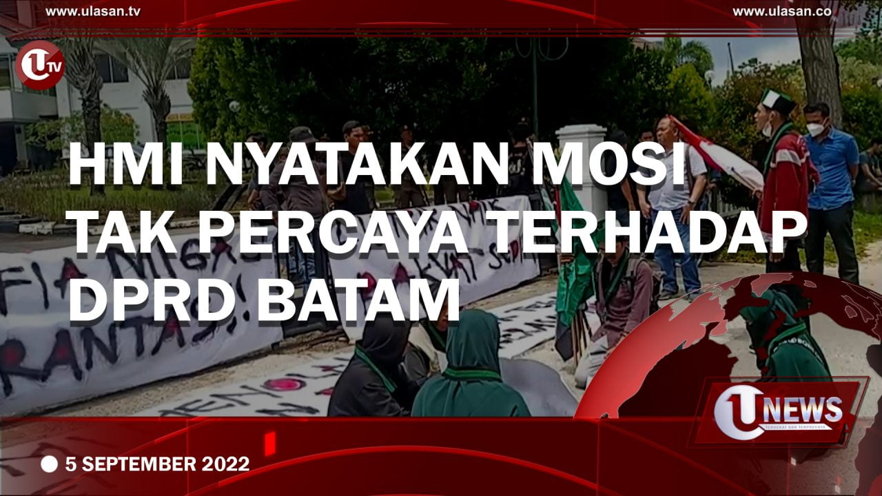 [Video] HMI Nyatakan Mosi Tak Percaya Terhadap DPRD Batam