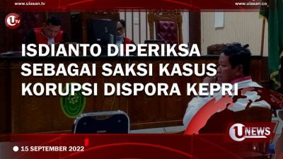[Video] Isdianto Diperiksa Sebagai Saksi Kasus Korupsi Dispora Kepri