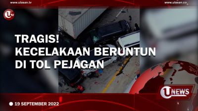 [Video] Kecelakaan Beruntun di Tol Pejagan, 1 Orang Meninggal