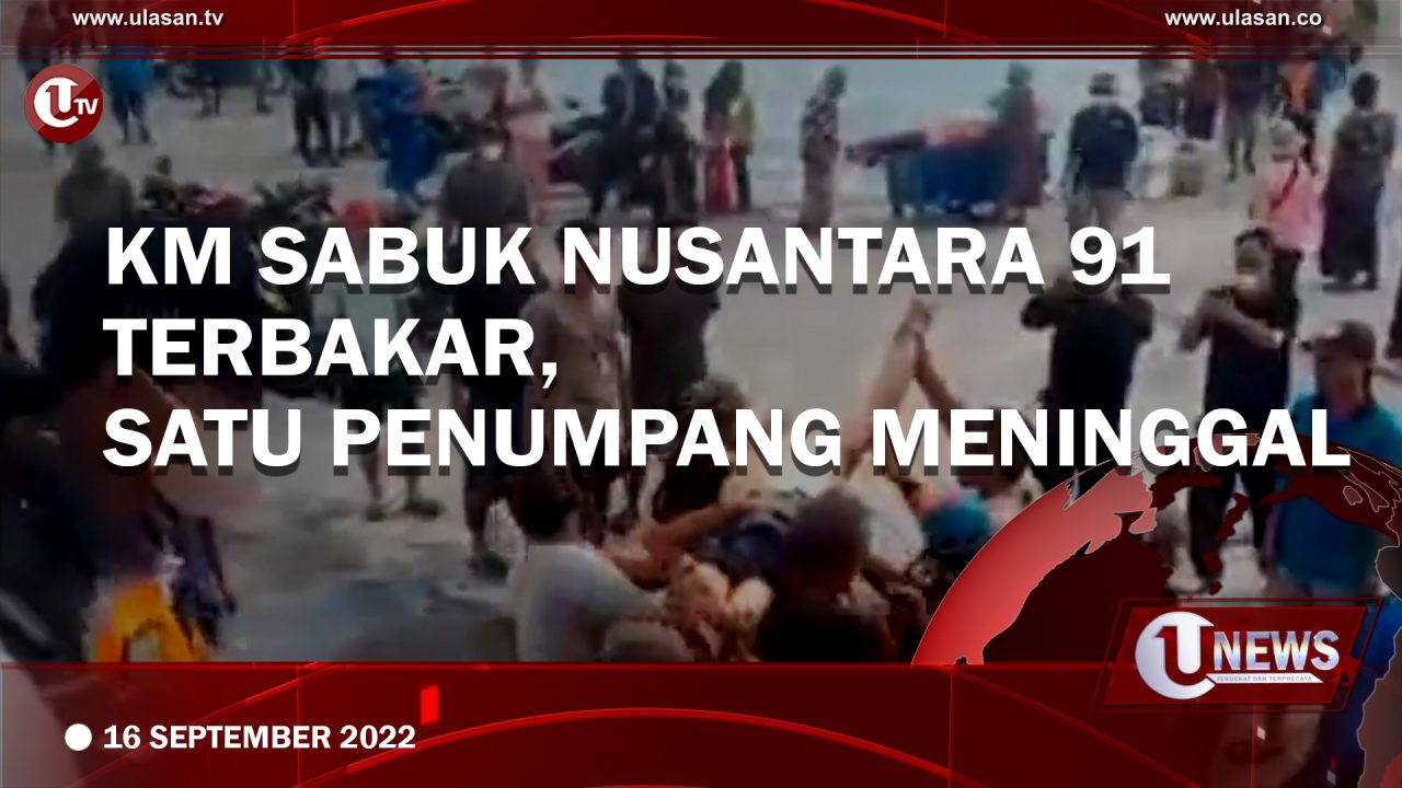 [Video] KM Sabuk Nusantara 91 Terbakar, Satu Penumpang Meninggal