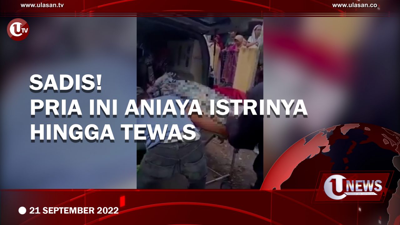 [Video] Masalah Ekonomi, Pria ini Tega Habisi Nyawa Istrinya