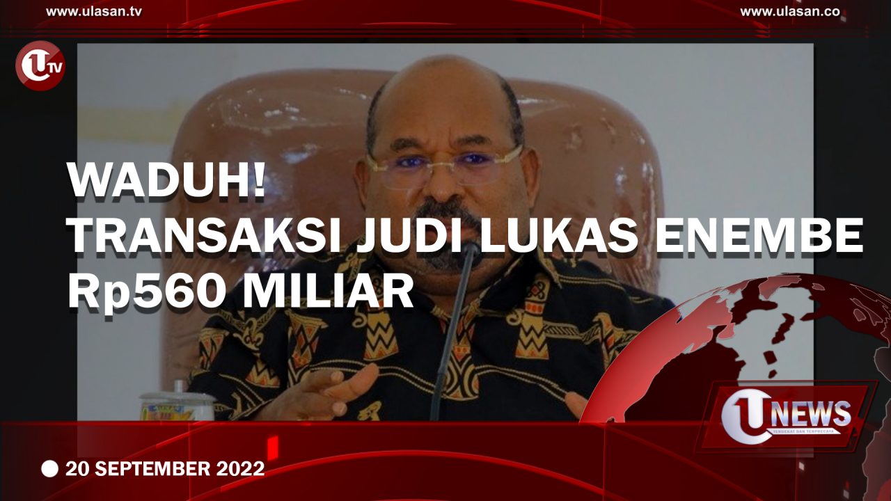 [Video] PPATK Temukan Transaksi Judi Gubernur Papua Senilai Rp560 Miliar