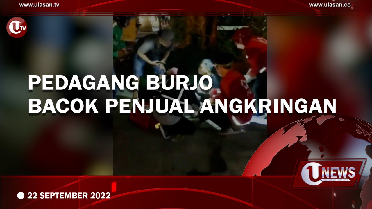 [Video] Pedagang Burjo Sabet Penjual Angkringan dengan Senjata Tajam