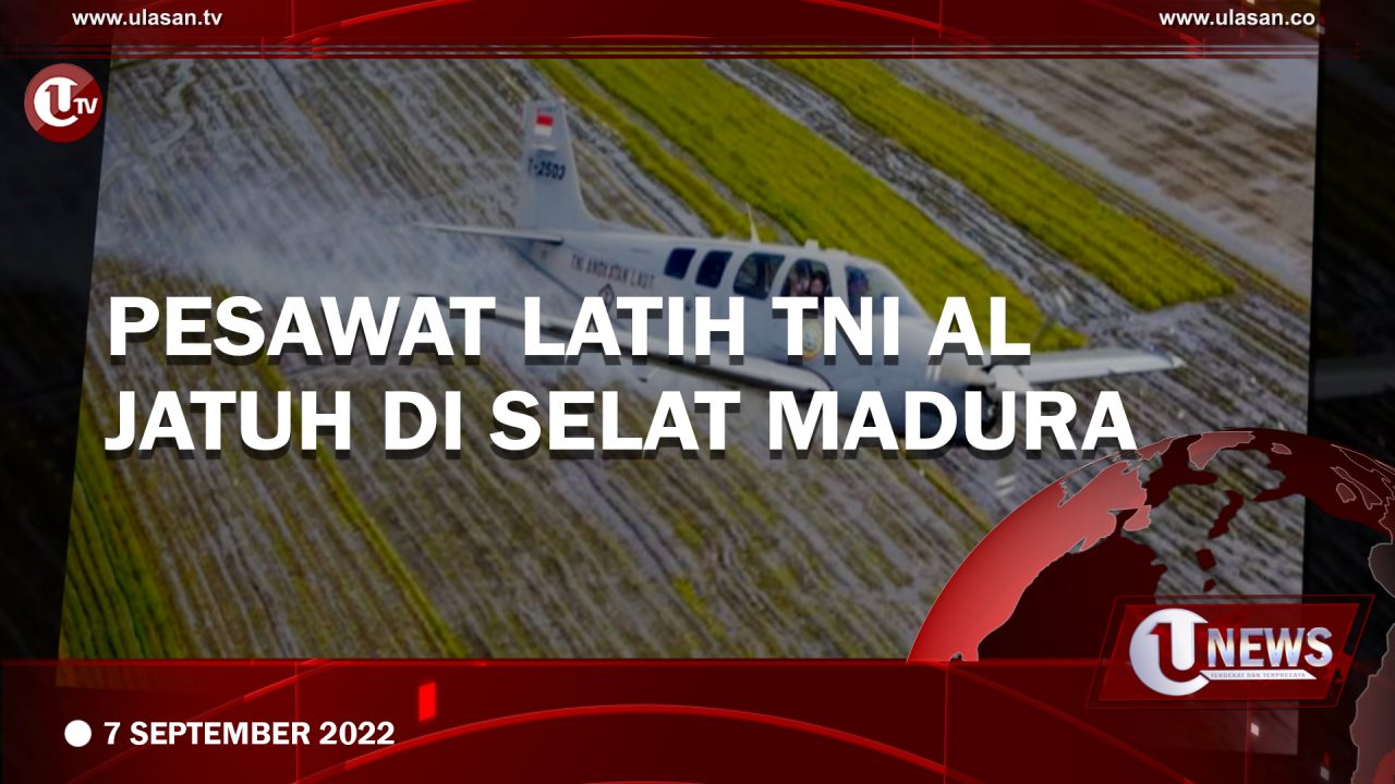 [Video] Pesawat Latih TNI AL Jatuh di Selat Madura