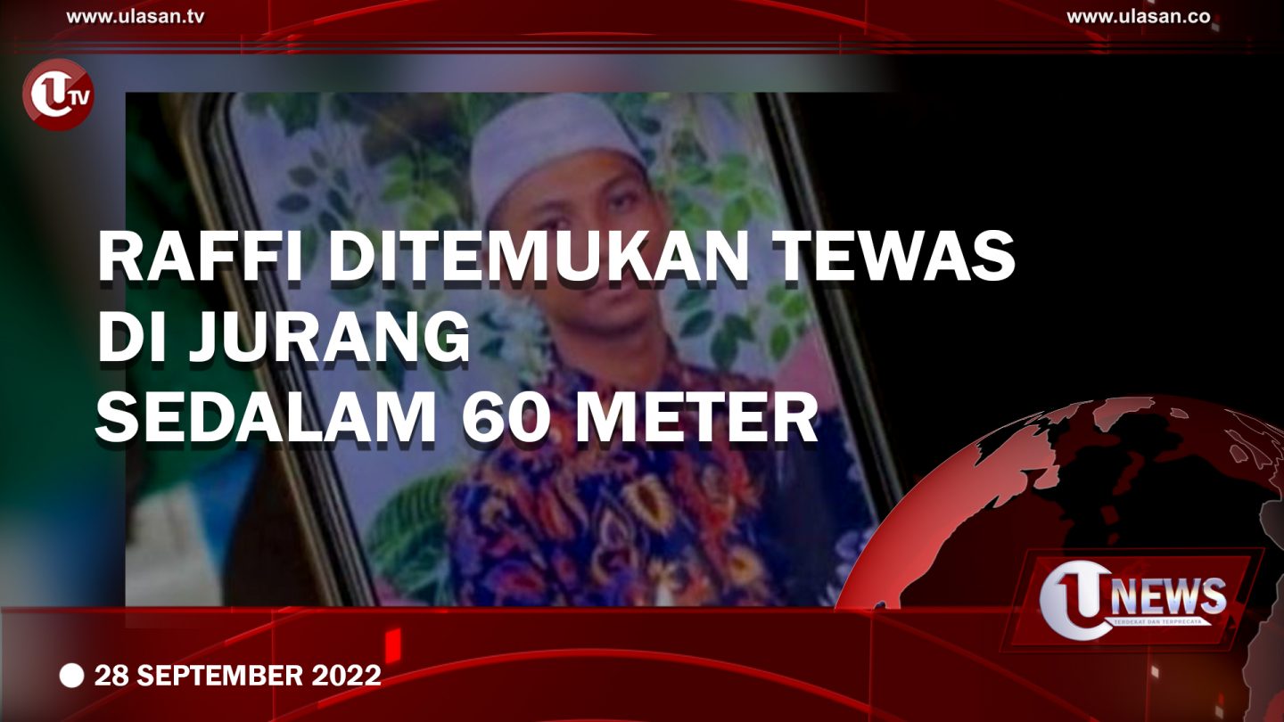 [Video] Hilang 16 Hari, Mahasiswa Ini Ditemukan Tak Bernyawa di Jurang
