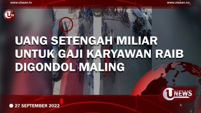 [Video] Aksi Pencurian Uang Setengah Miliar di SPBU Terekam Kamera Pengawas