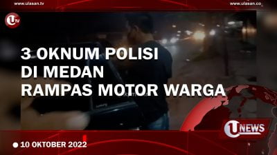 [Video] Rampas Motor Warga, Tiga Oknum Polisi ini Ditahan