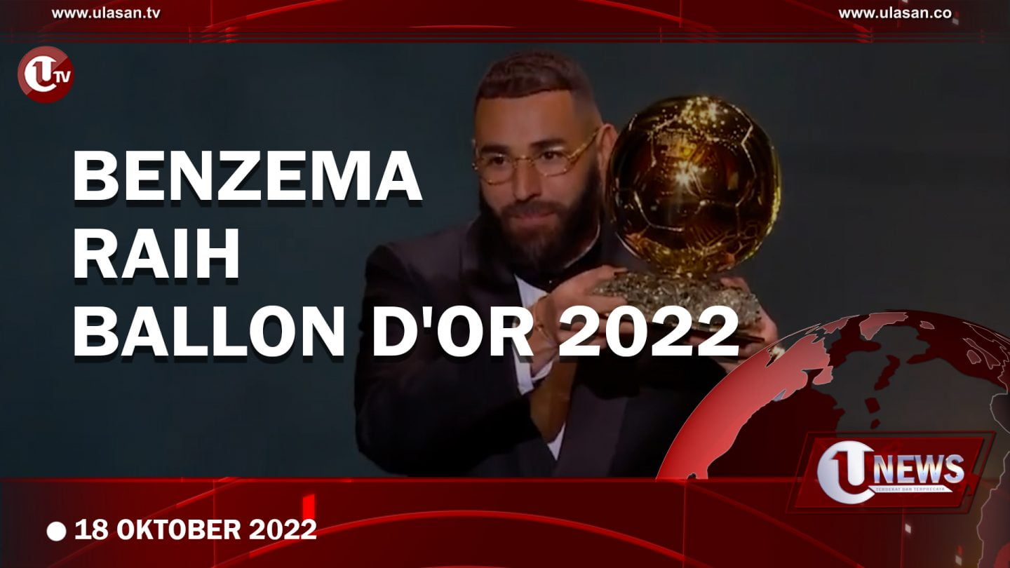[Video] Benzema Raih Ballon d'Or 2022
