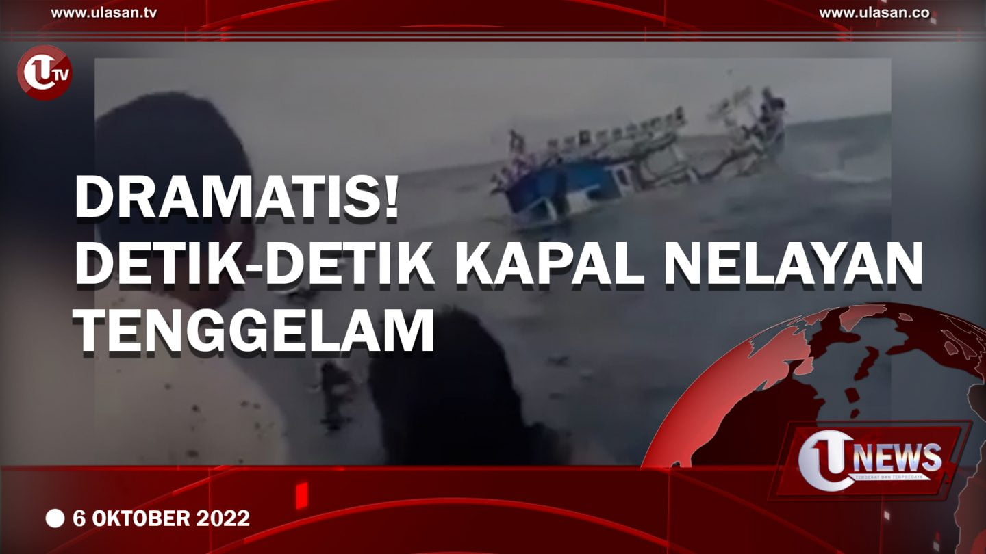 [Video] Kapal Nelayan Tenggelam di Perairan Padang