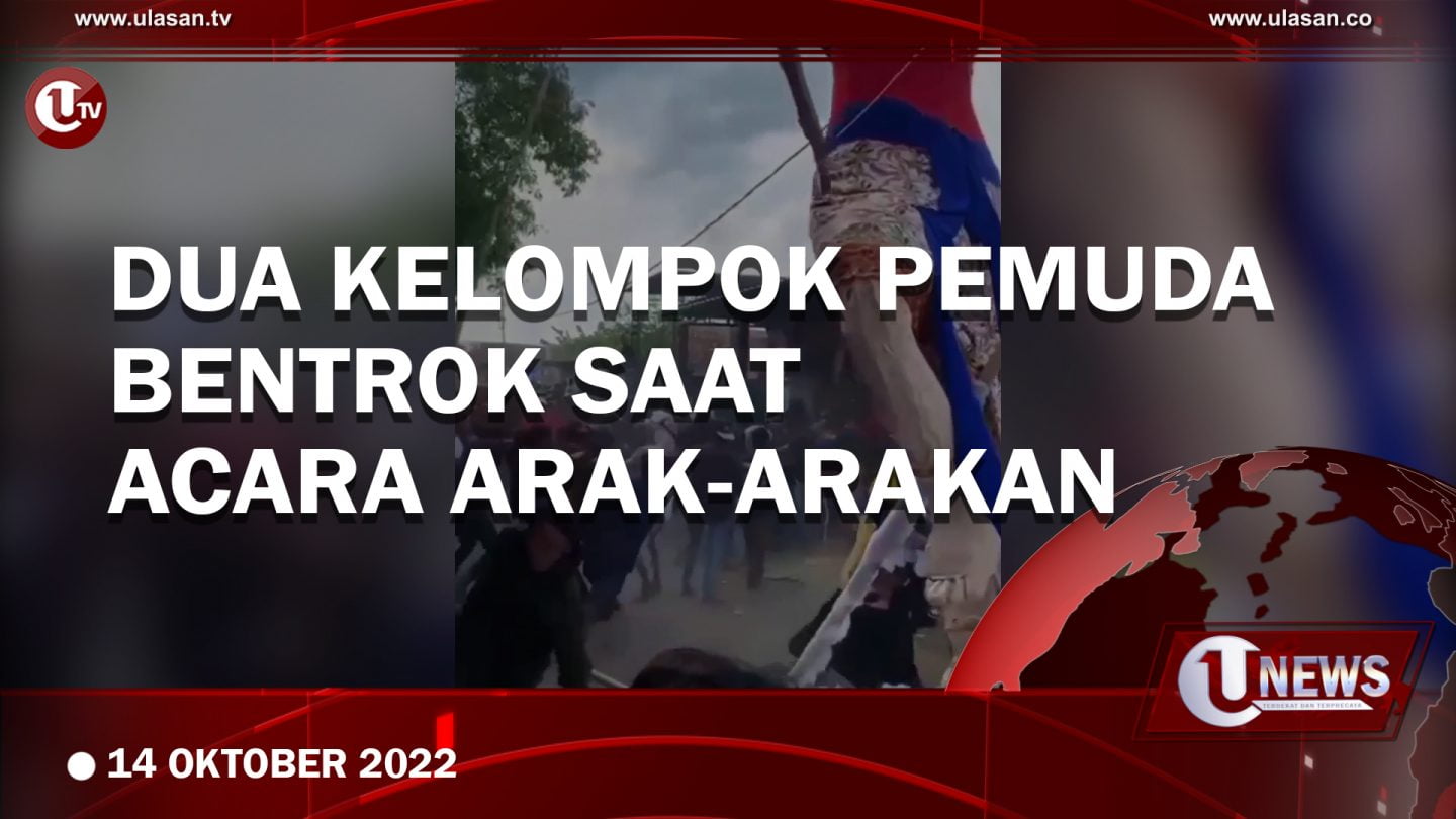 [Video] Dua Kelompok Pemuda Bentrok saat Acara Arak-Arakan