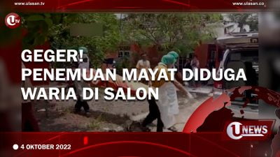 [Video] Geger! Penemuan Mayat Diduga Waria di Salon