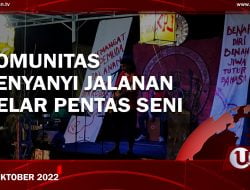 KOMUNITAS PENYANYI JALANAN GELAR PENTAS SENI