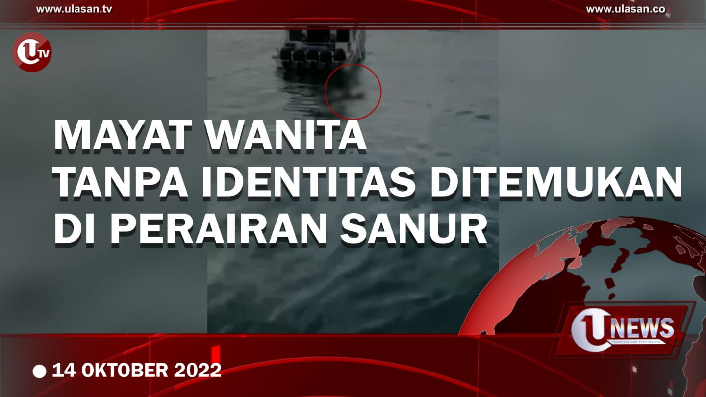 [Video] Mayat Wanita Tanpa Identitas Ditemukan di Perairan Sanur