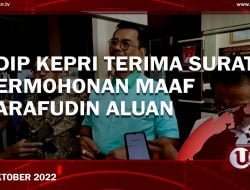 PDIP KEPRI TERIMA SURAT PERMOHONAN MAAF SARAFUDIN ALUAN