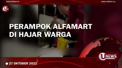 [Video] Aksi Perampokan di Alfamart Digagalkan Karyawan dan Warga