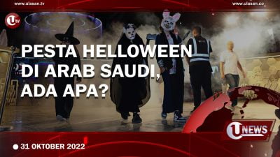 [Video] Heboh! Warga Arab Saudi Gelar Pesta Halloween