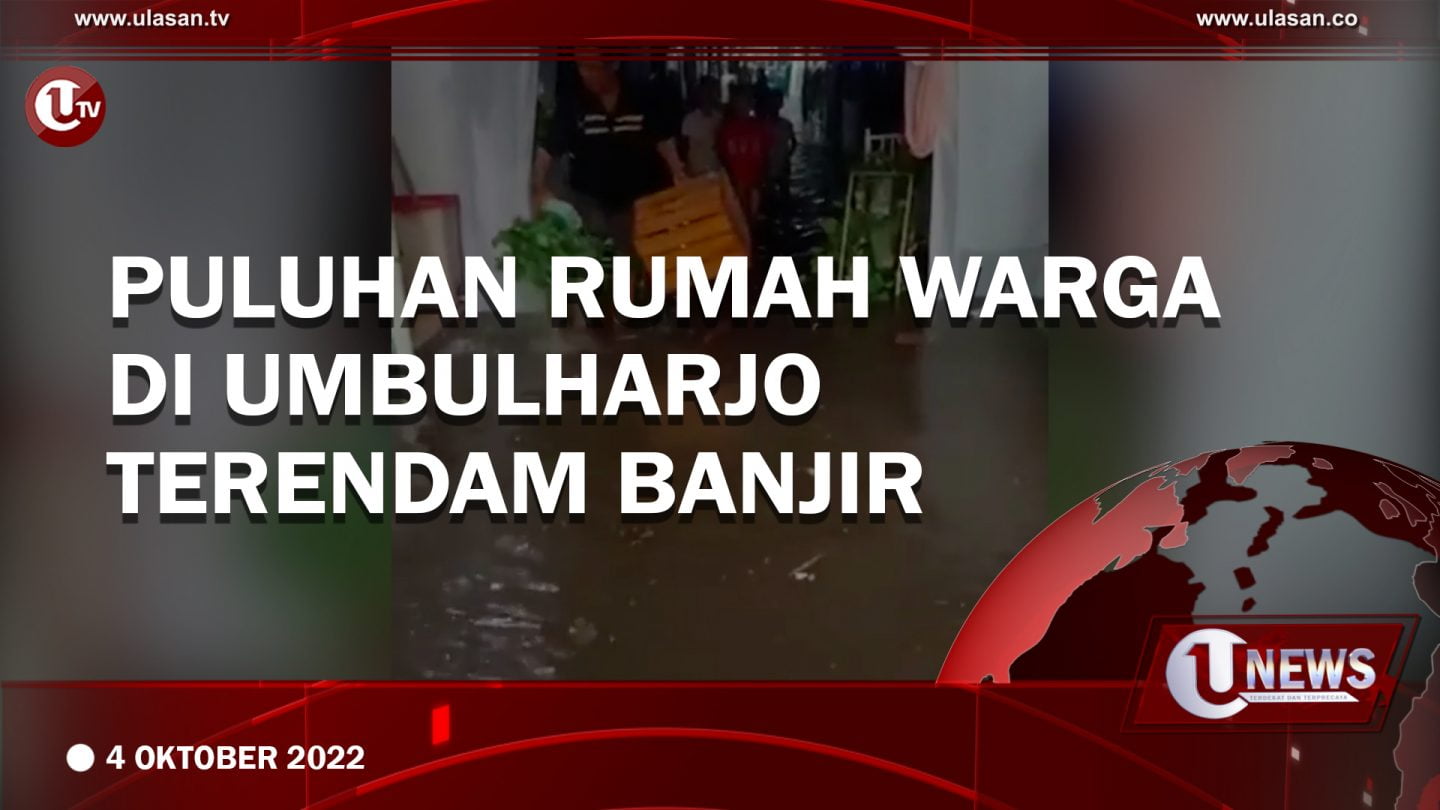 [Video] Puluhan Rumah Warga di Umbulharjo Terendam Banjir