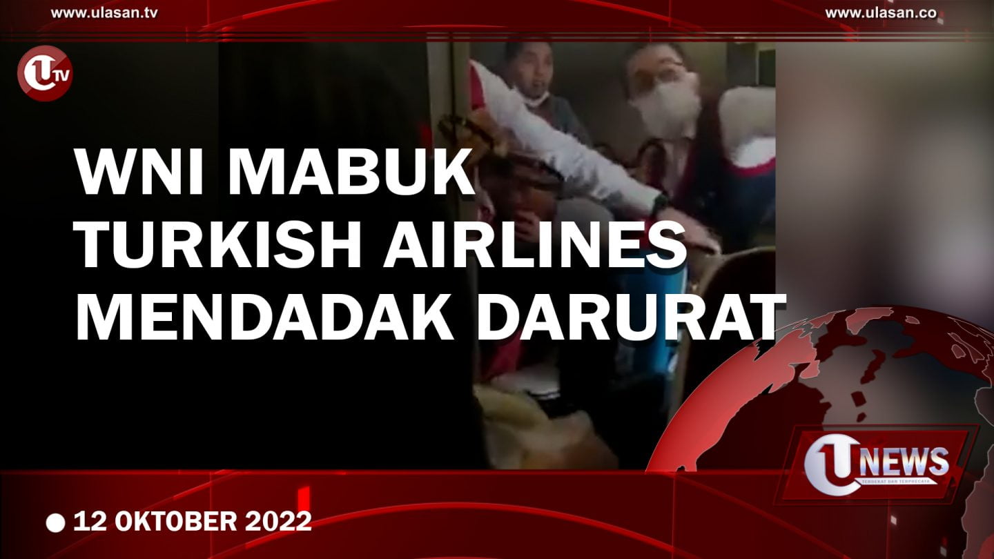 [Video] Penumpang Mabuk, Turkish Airlines Mendarat Darurat di Kualanamu