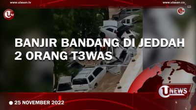 [Video] Jeddah Diterjang Banjir Bandang, Dua Orang Dilaporkan Meninggal