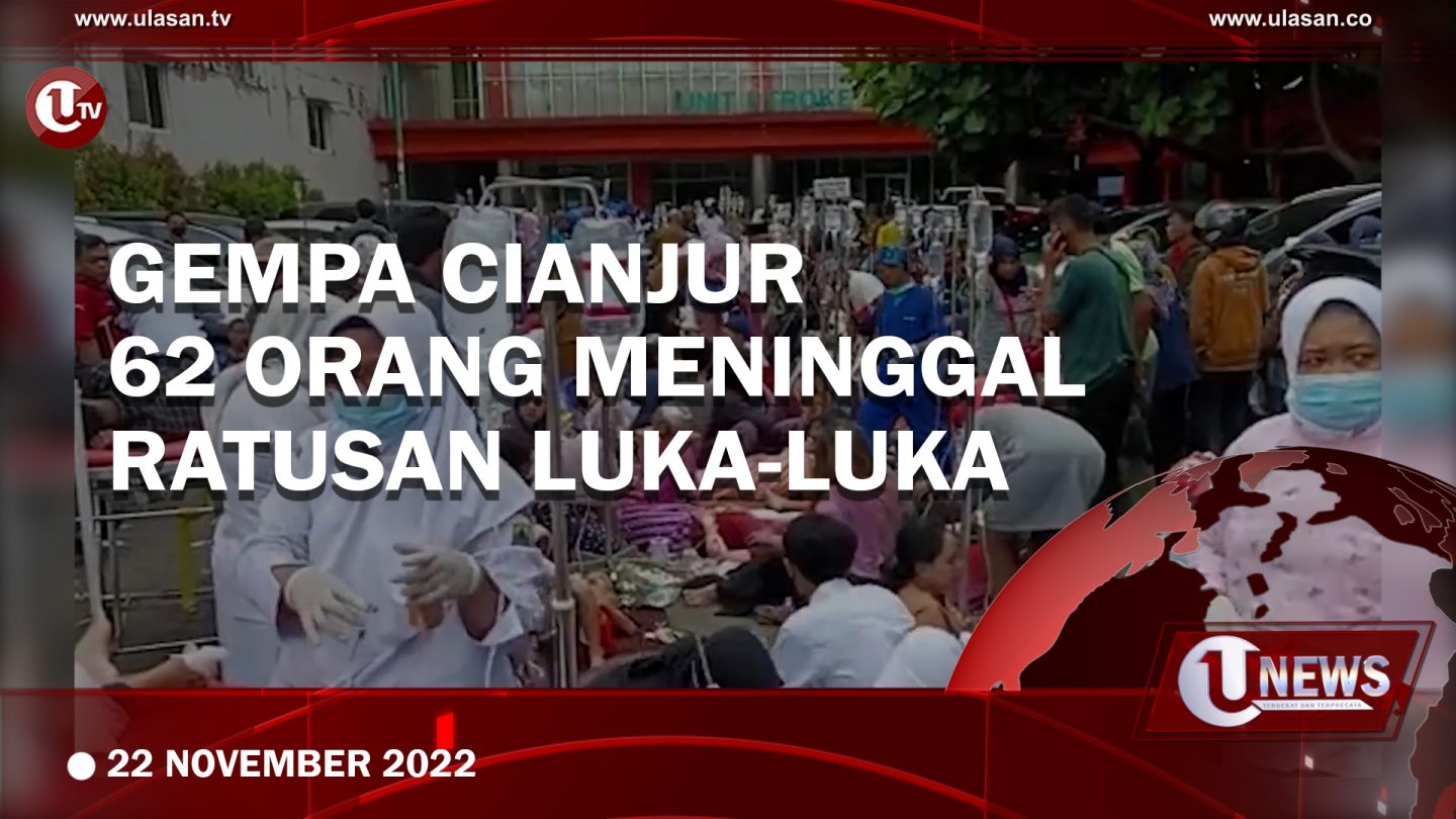 [Video] 62 Orang Meninggal Akibat Gempa Cianjur