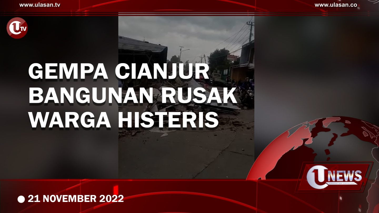 [Video] Gempa Cianjur Terasa Hingga Jabotabek