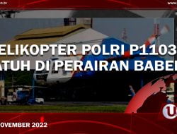 [Video] Helikopter Polri P1103 Jatuh di Perairan Babel