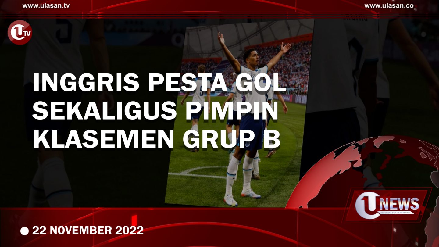 [Video] Inggris Pesta Gol, Menang 6-2 Atas Iran