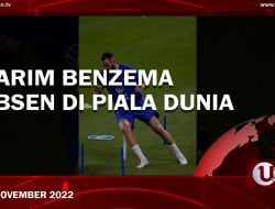 CEDERA PAHA, KARIM BENZEMA ABSEN DI PIALA DUNIA QATAR