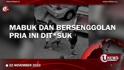 [Video] Mabuk dan Bersenggolan, Seorang Pria Ditusuk Berkali-Kali