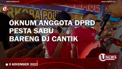 [Video] Oknum Anggota DPRD Musi Rawas Pesta Sabu Bareng DJ dan LC