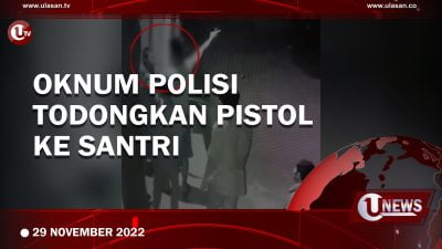[Video] Oknum Polisi Todongkan Pistol ke Santri Akan Disidang Etik Pekan Ini