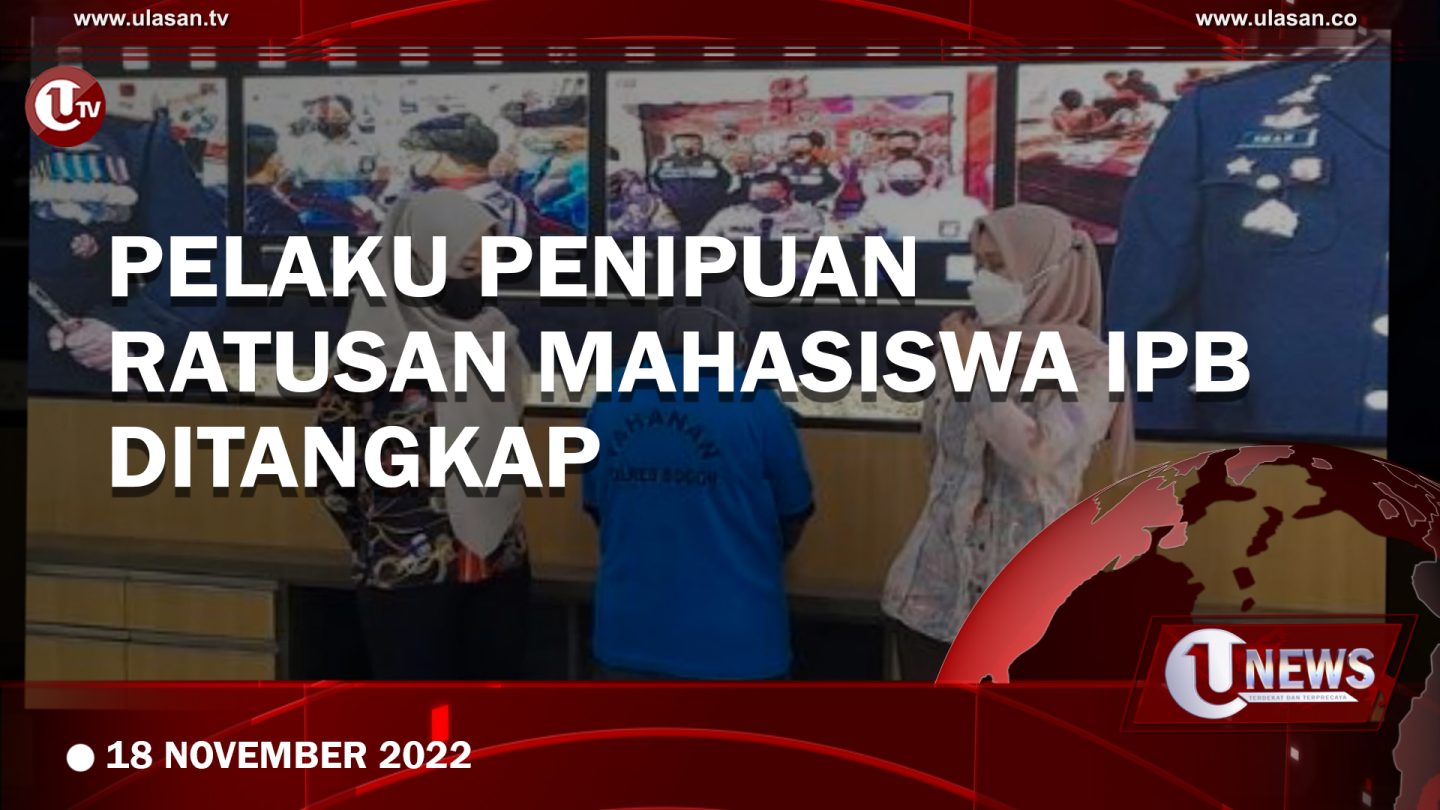 [Video] Pelaku Penipuan Ratusan Mahasiswa IPB Ditangkap