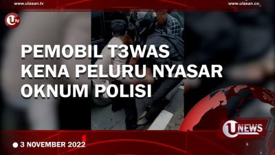 [Video] Pengemudi Mobil Terkena Peluru Nyasar Oknum Polantas