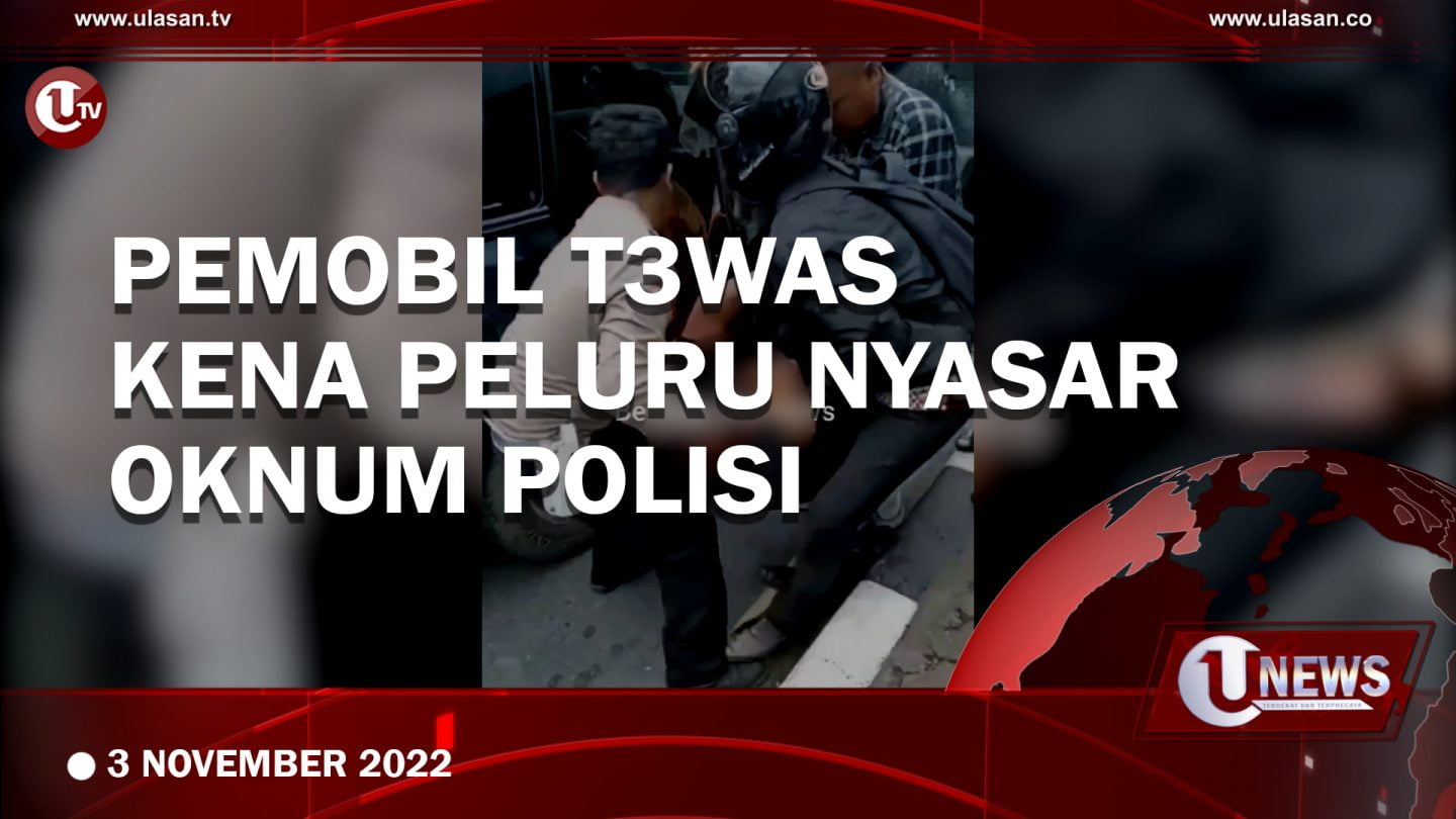 [Video] Pengemudi Mobil Terkena Peluru Nyasar Oknum Polantas
