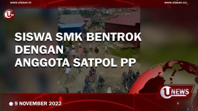[Video] Siswa SMK Bentrok dengan Anggota Satpol PP