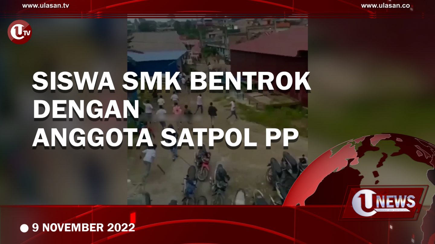 [Video] Siswa SMK Bentrok dengan Anggota Satpol PP
