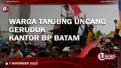 [Video] Warga Tanjung Uncang Geruduk Kantor BP Batam